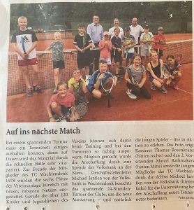 Read more about the article Volksbank an der Niers sponsert neue Netze!!